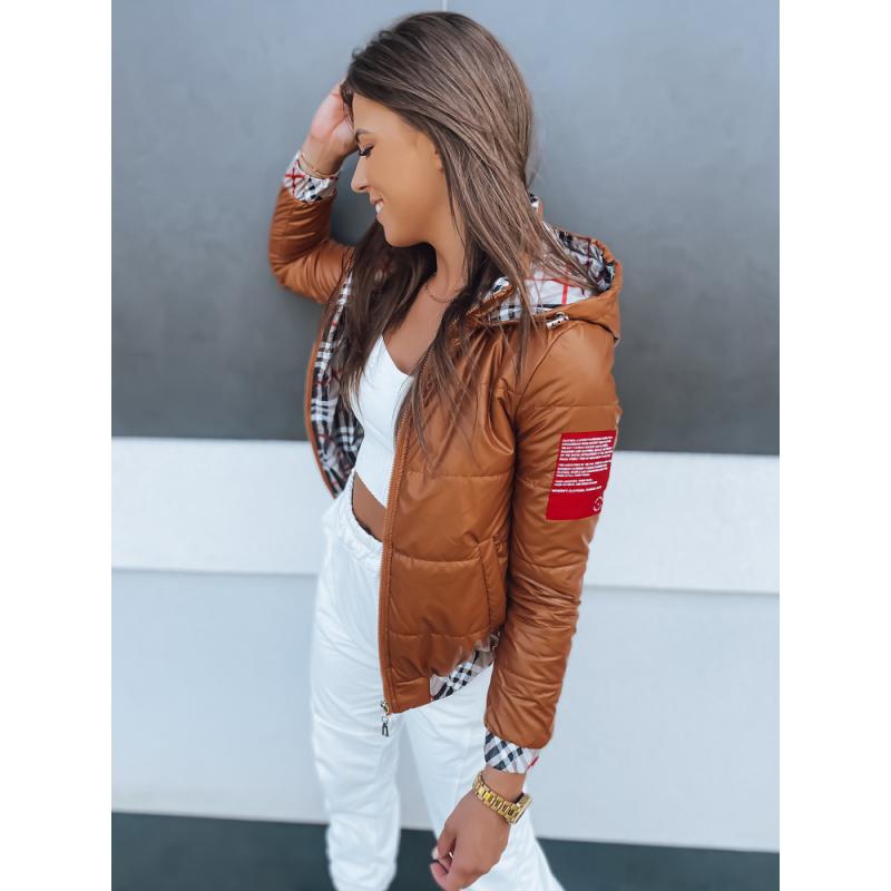 Dámská bunda KERTA hnědá