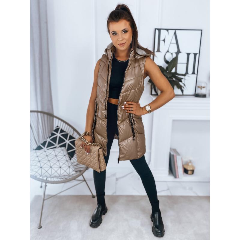 Dámská vesta MADANA hnědá