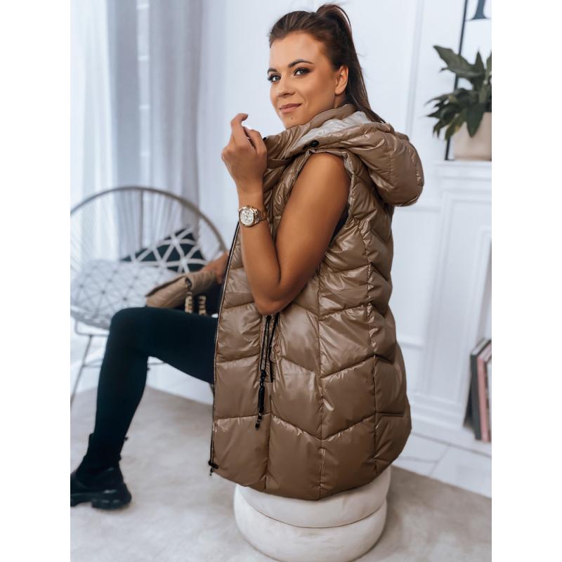 Dámská vesta MADANA hnědá