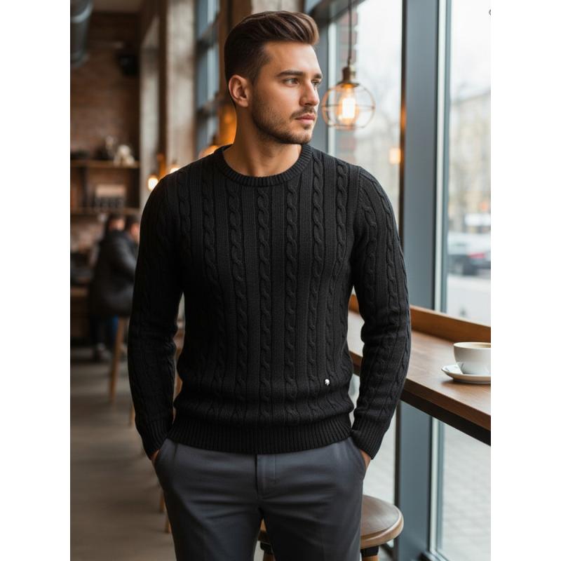 Pánský svetr CONAN černý