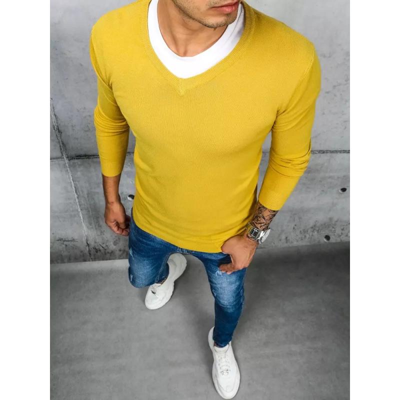 Pánský svetr OMAR žlutý