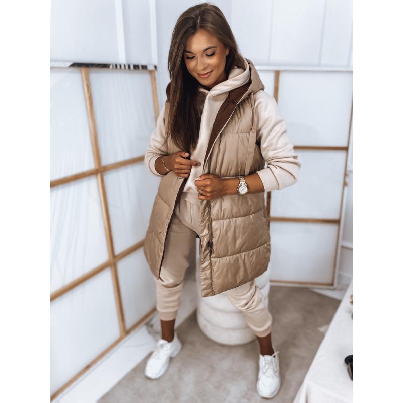 Dámska vesta ROSI hnedá