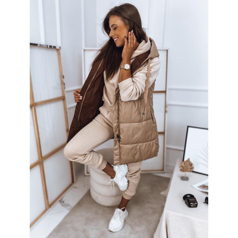 Dámska vesta ROSI hnedá