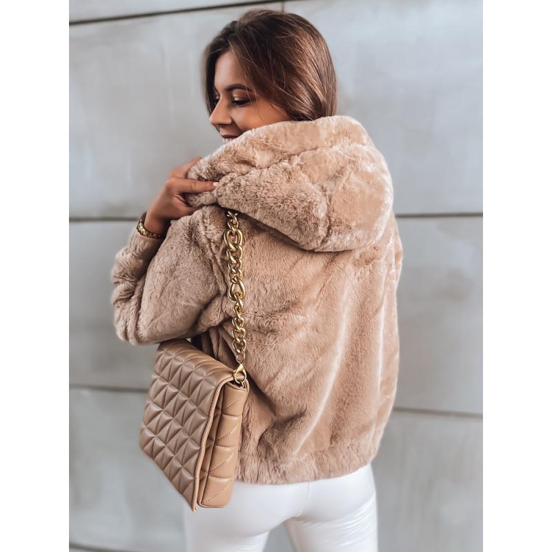 Dámska bunda FRESCO hnedá