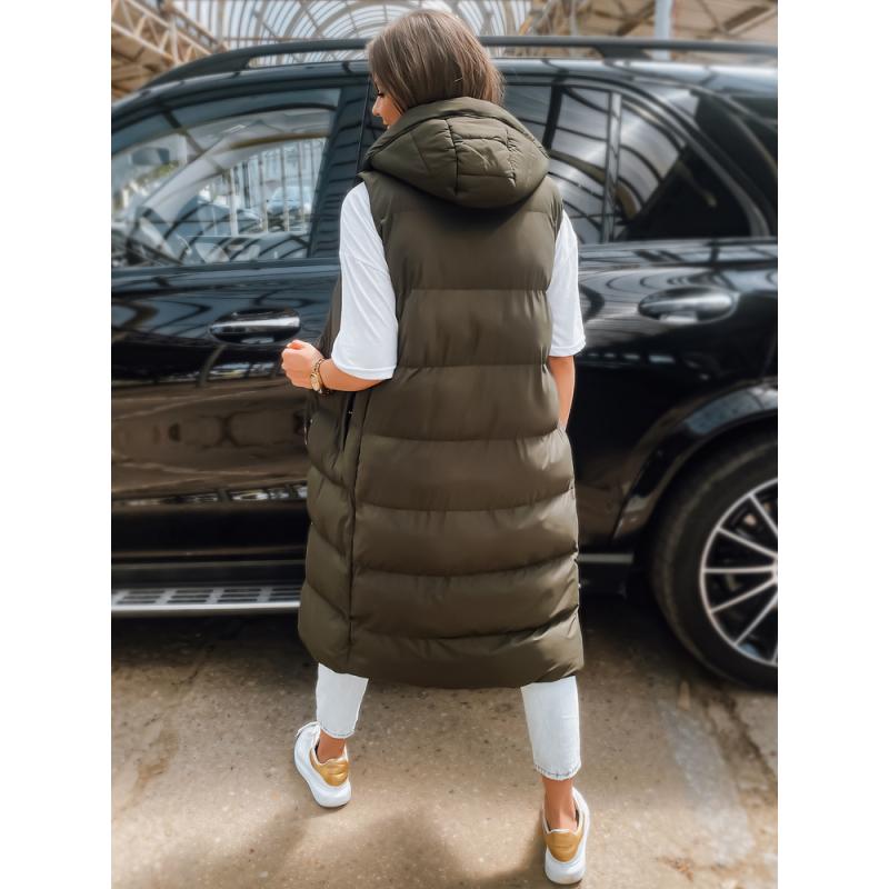 Dámska prešívaná vesta ELLA zelená