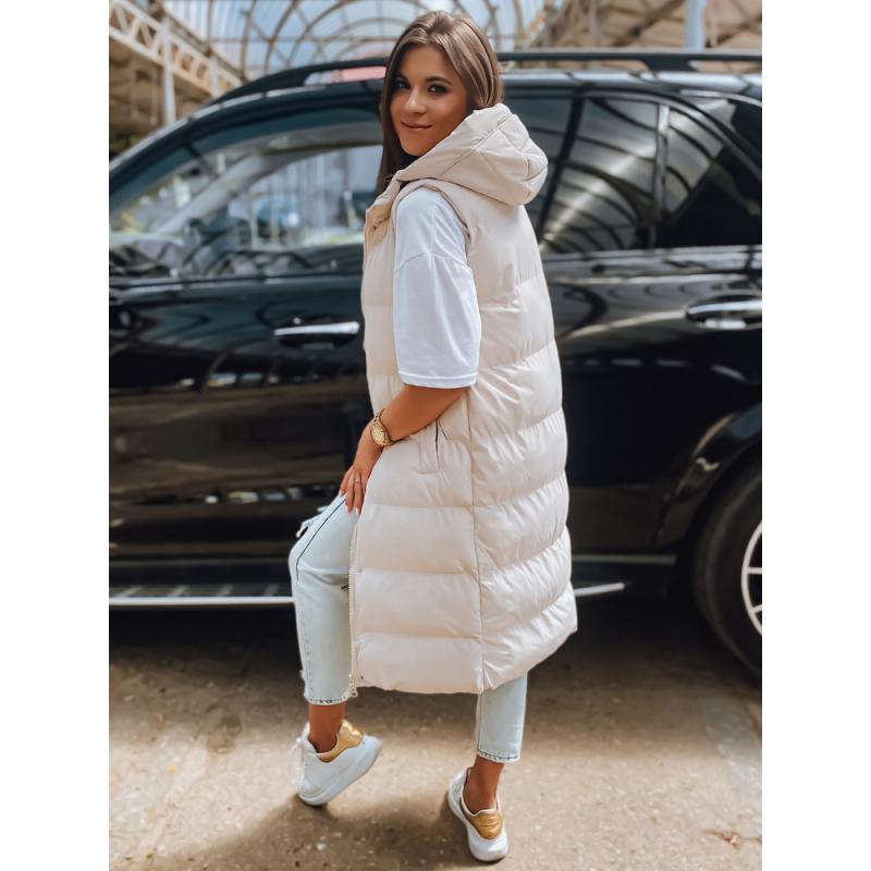 Dámská prošívaná vesta ELLA khaki