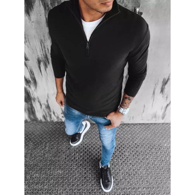 Pánský svetr ZIPS černý