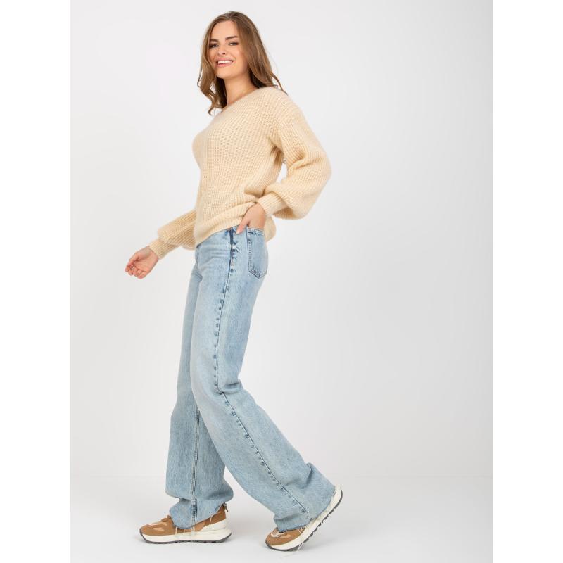 Női pulóver OCH BELLA beige