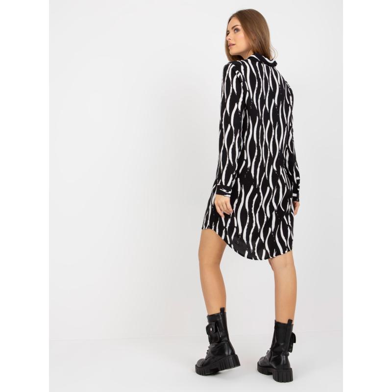 Női RUE PARIS ruha fekete és bézs színben