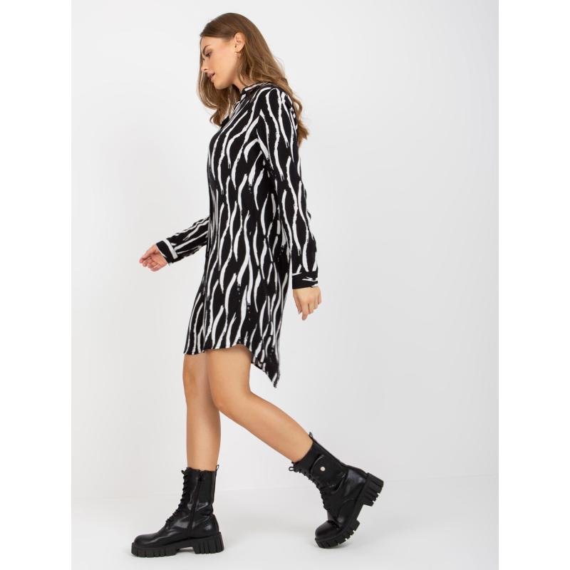 Női RUE PARIS ruha fekete és bézs színben