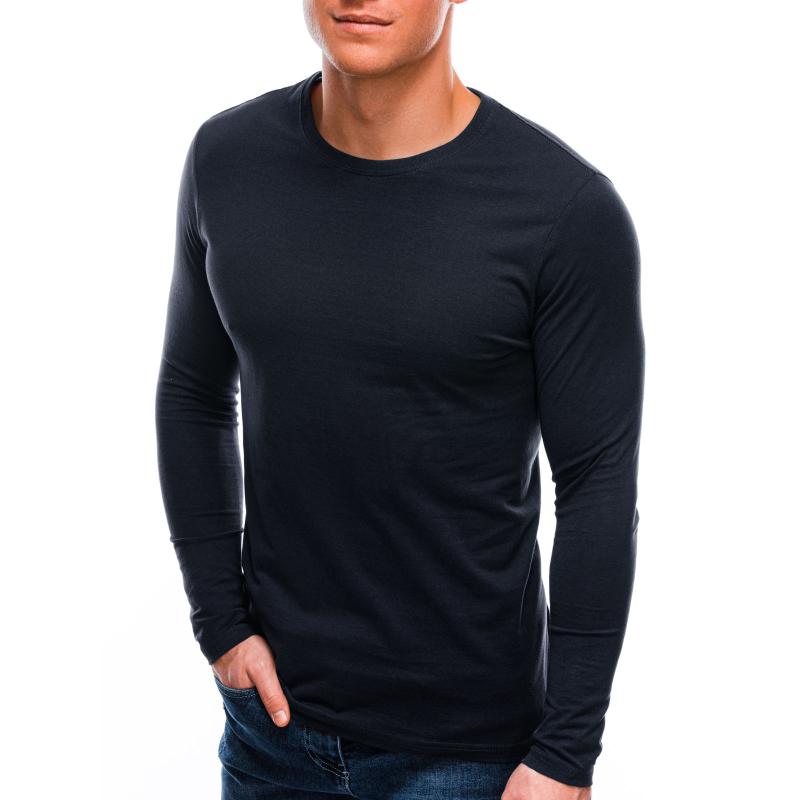 Férfi sima hosszú ujjú ing PATSY sötétkék