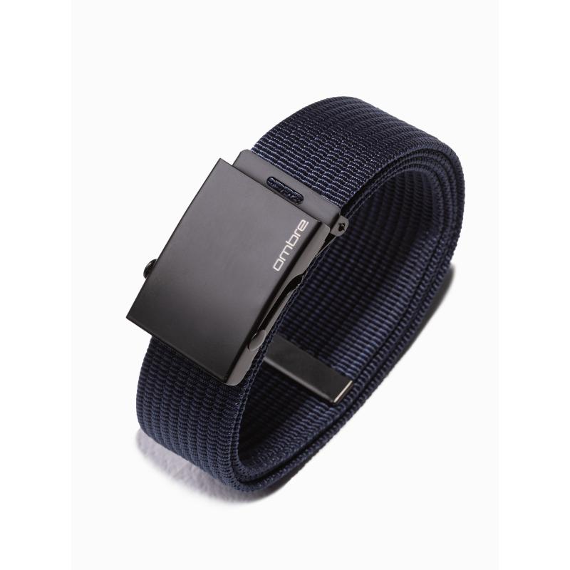 Pánsky žínený opasok PAXTON tmavo modrý