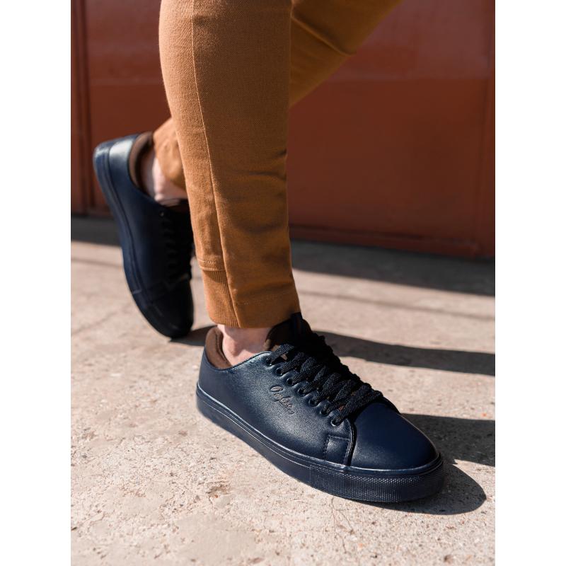 Férfi cipő – sötétkék T333