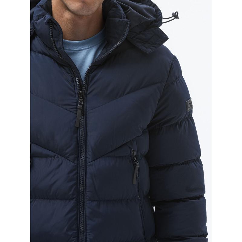 Pánská zimní bunda MESSIAH tmavě modrá