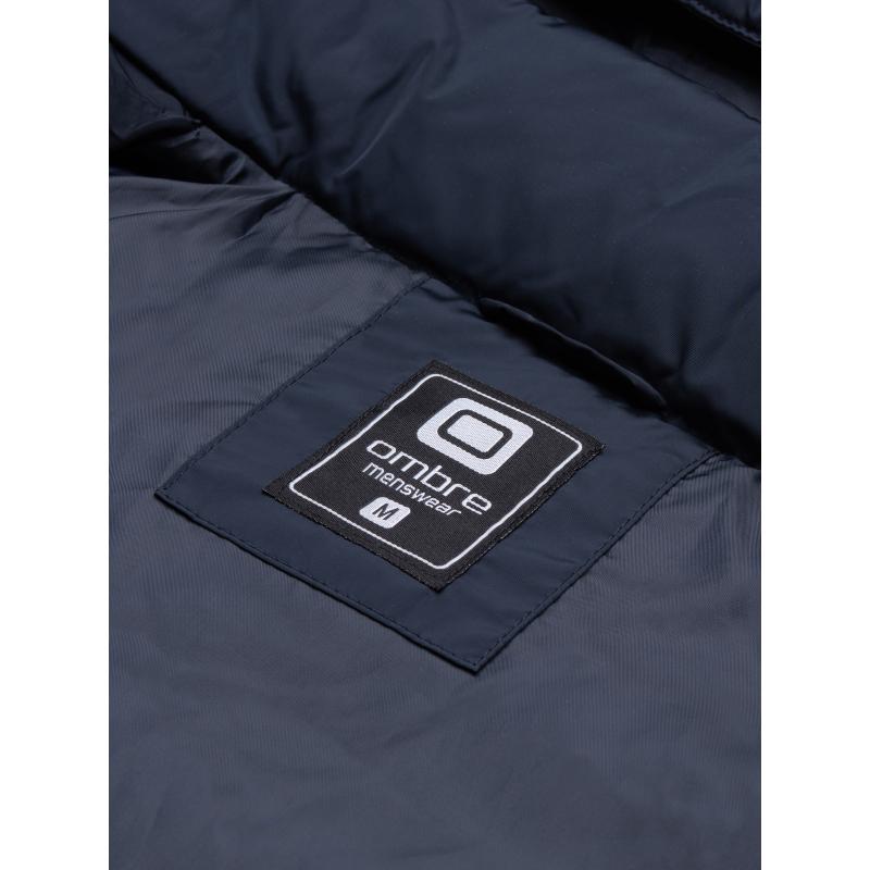 Pánská zimní bunda MESSIAH tmavě modrá