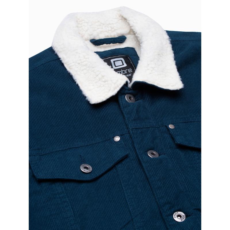 Férfi középszezon kabát ELIJAH sötétkék