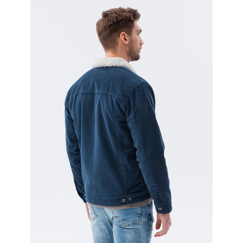 Férfi középszezon kabát ELIJAH sötétkék