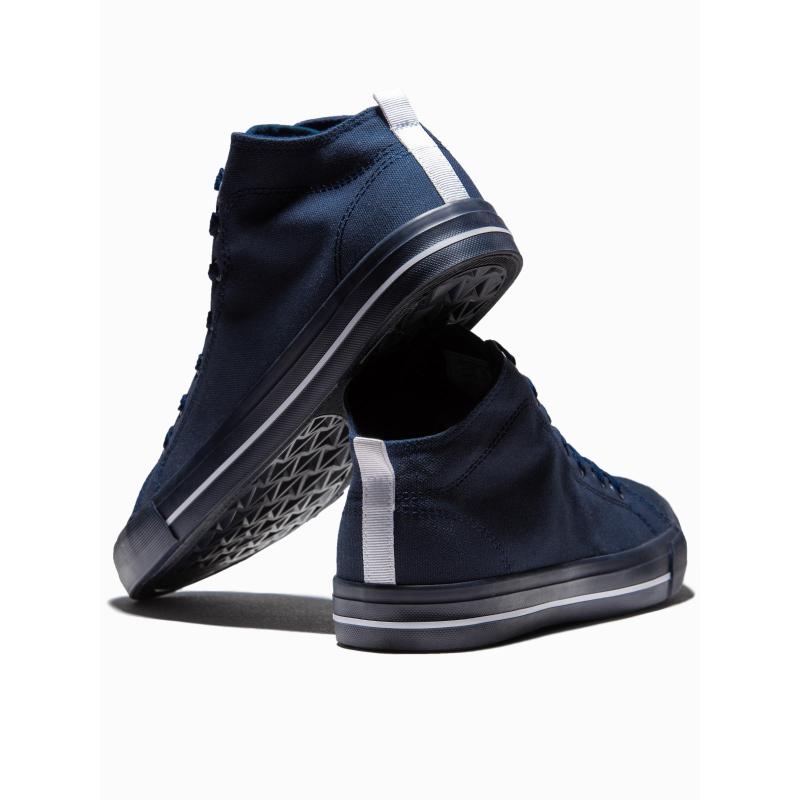 Pánské vysoké tenisky T389 – tmavě modré