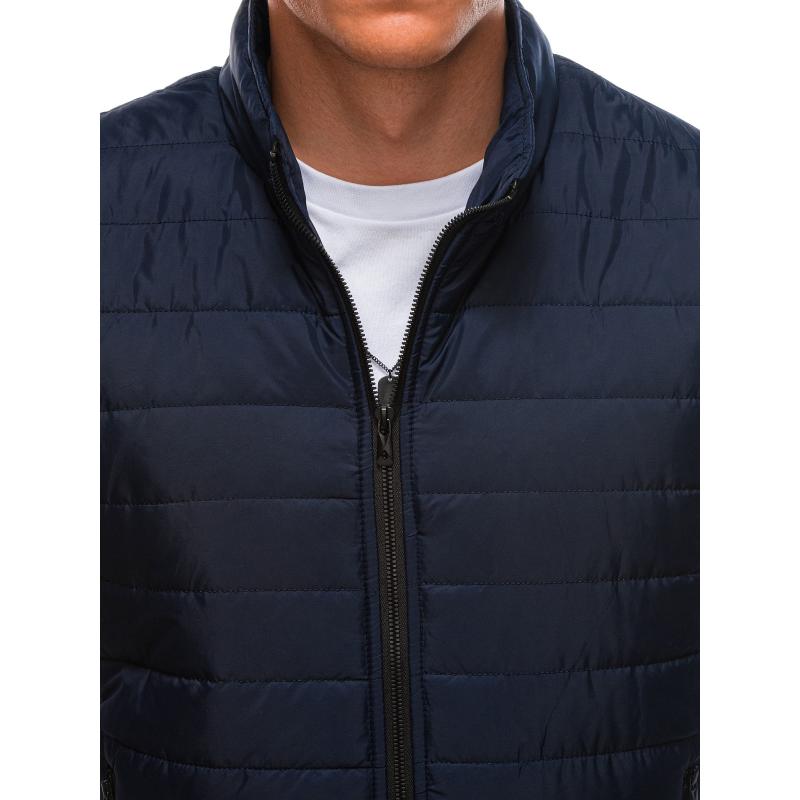 Férfi steppelt mellény DERICK sötétkék