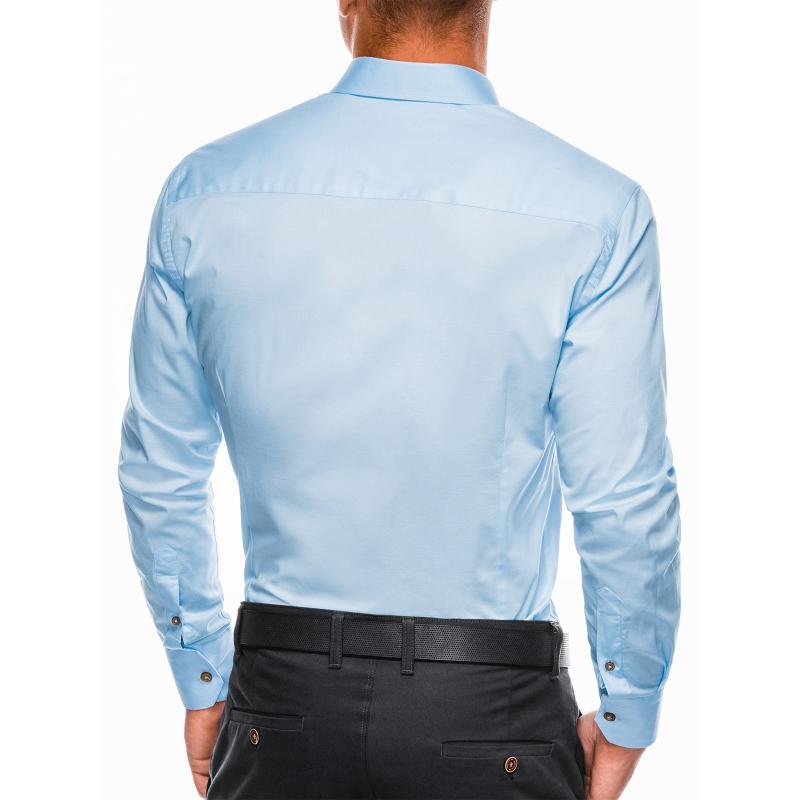 Pánská elegantní košile s dlouhým rukávem PEYTON světle modrá