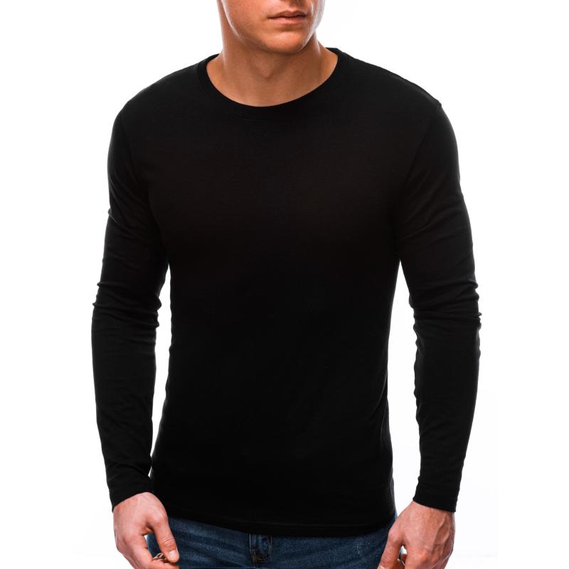 Pánska hladká košeľa s dlhým rukávom CONWAY čierne