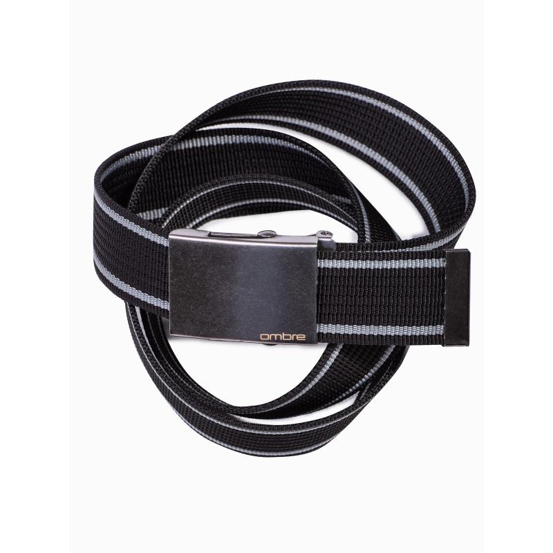 Pánský žíněný pás DEVON černý