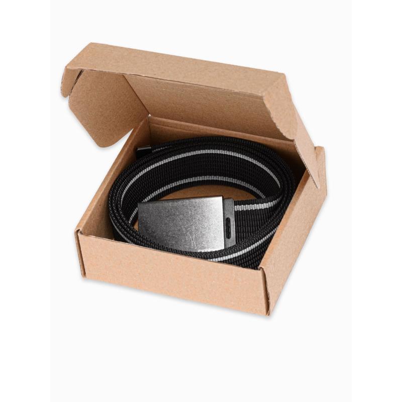 Pánský žíněný pás DEVON černý