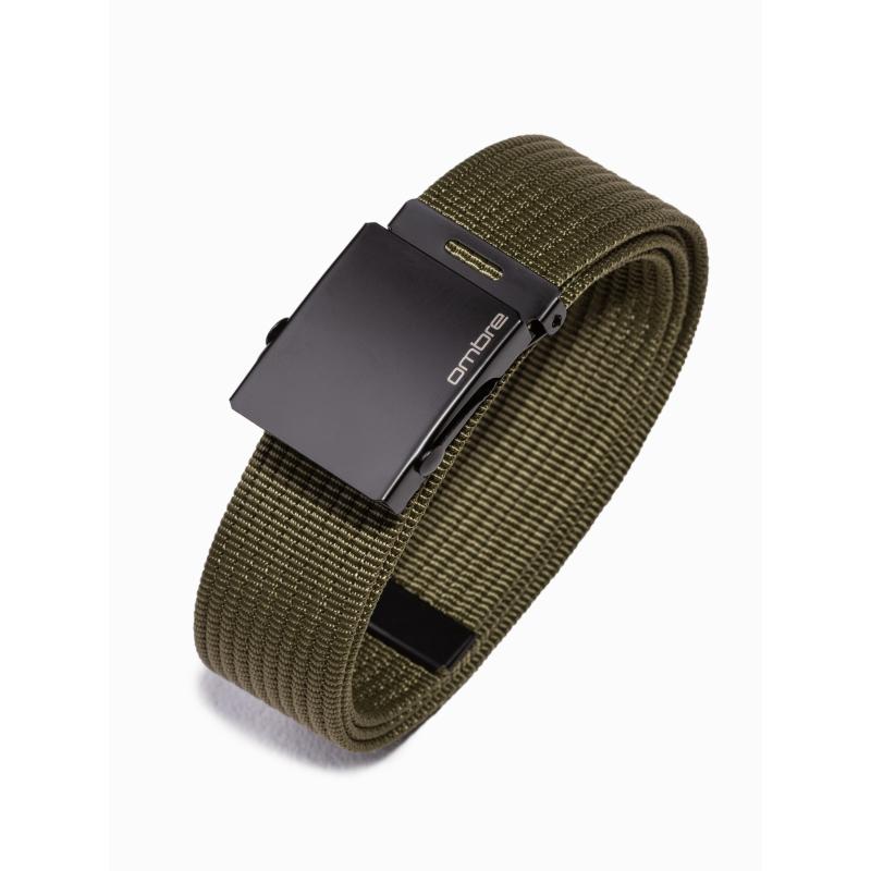 Pánský žíněný pás WILLIE zelený