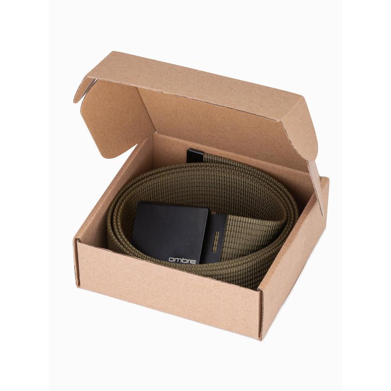 Pánský žíněný pás WILLIE zelený