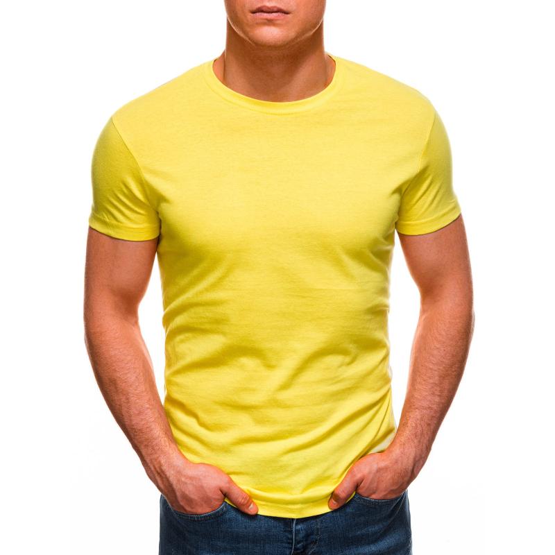 Pánské hladké tričko PADEN žluté