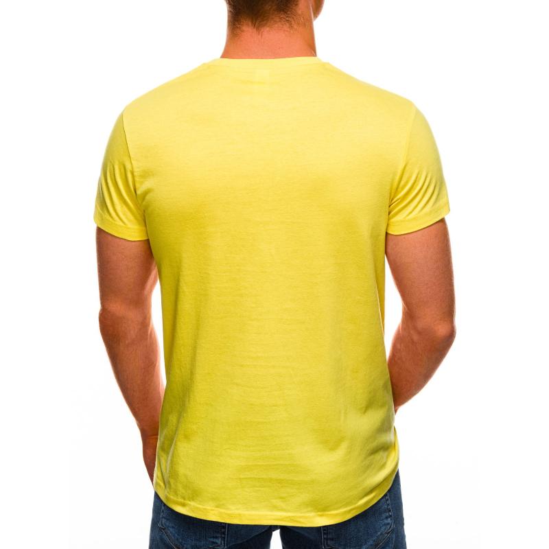 Férfi sima ing PADEN sárga