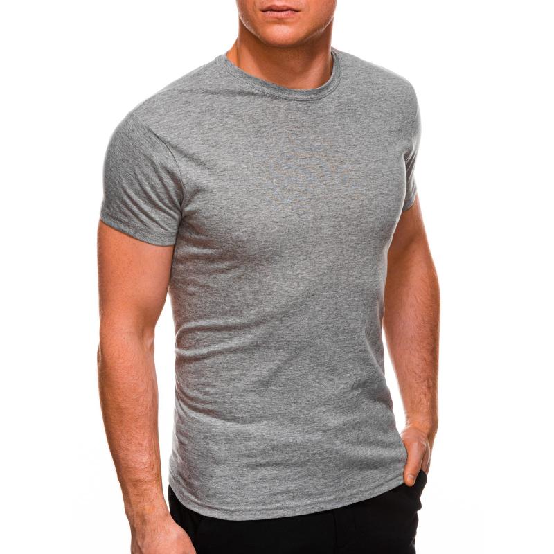 Pánske jednofarebné tričko GREG sivé