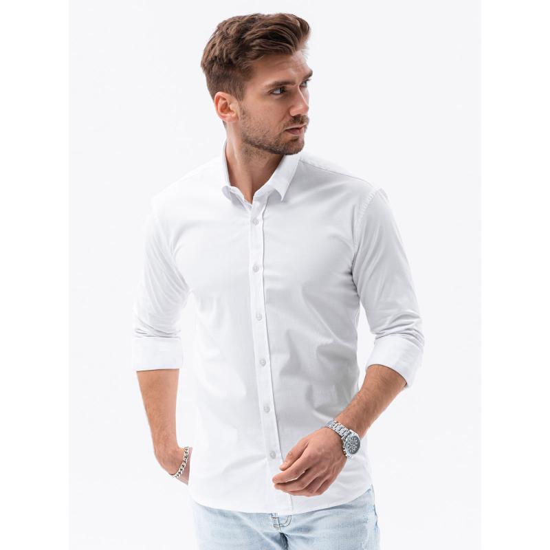 Pánské tričko s dlouhým rukávem JOAH bílá