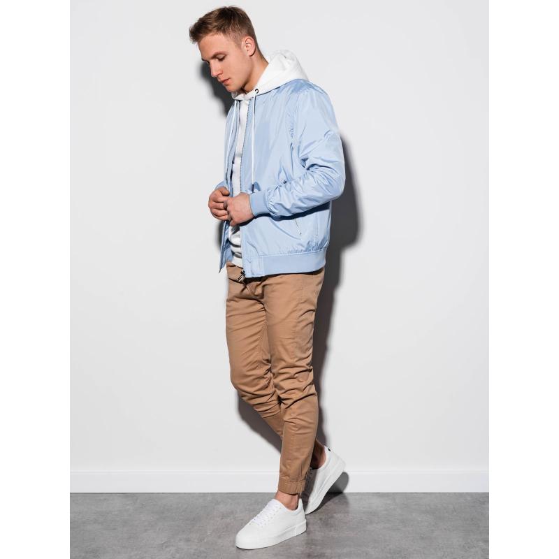 Pánská bunda bomber IAN světle modrá