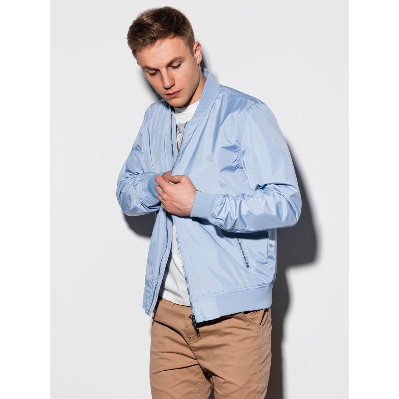 Pánská bunda bomber IAN světle modrá