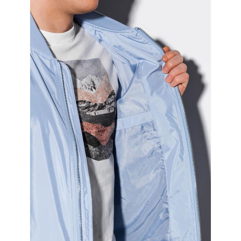 Pánská bunda bomber IAN světle modrá