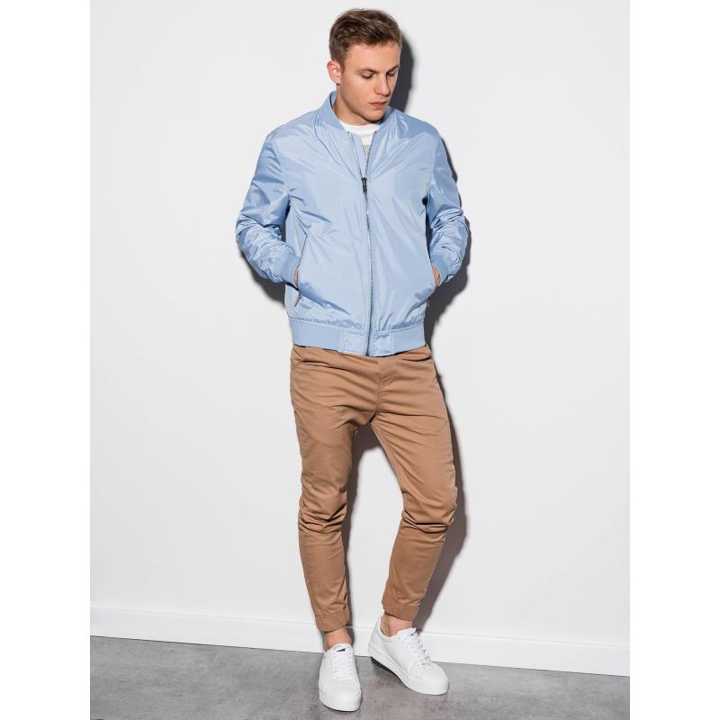 Pánská bunda bomber IAN světle modrá