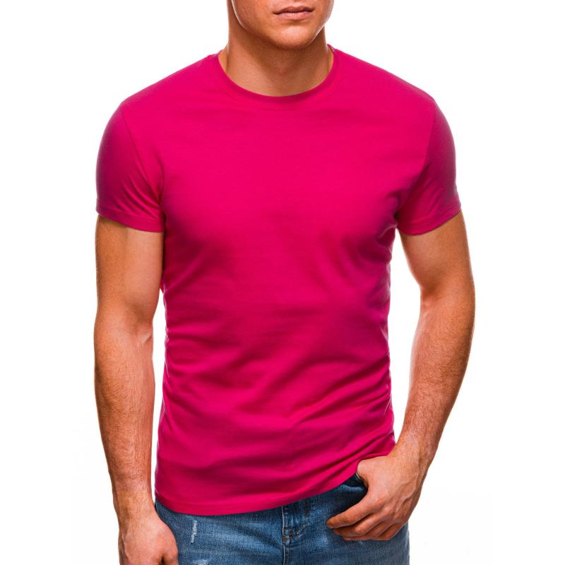 Pánské hladké tričko DOUG tmavě růžové