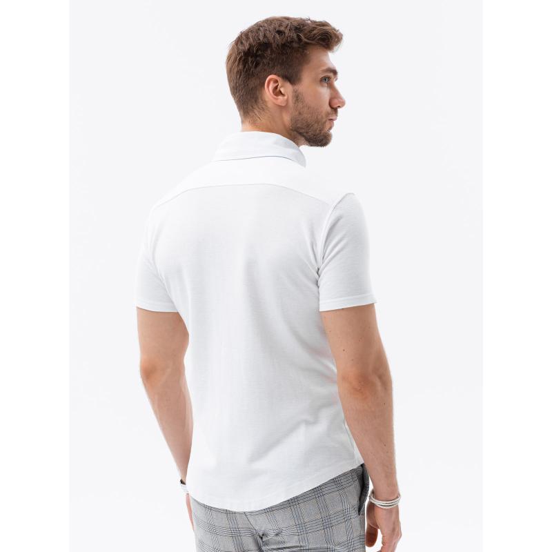 Pánská košile s krátkým rukávem HAMUEL bílá