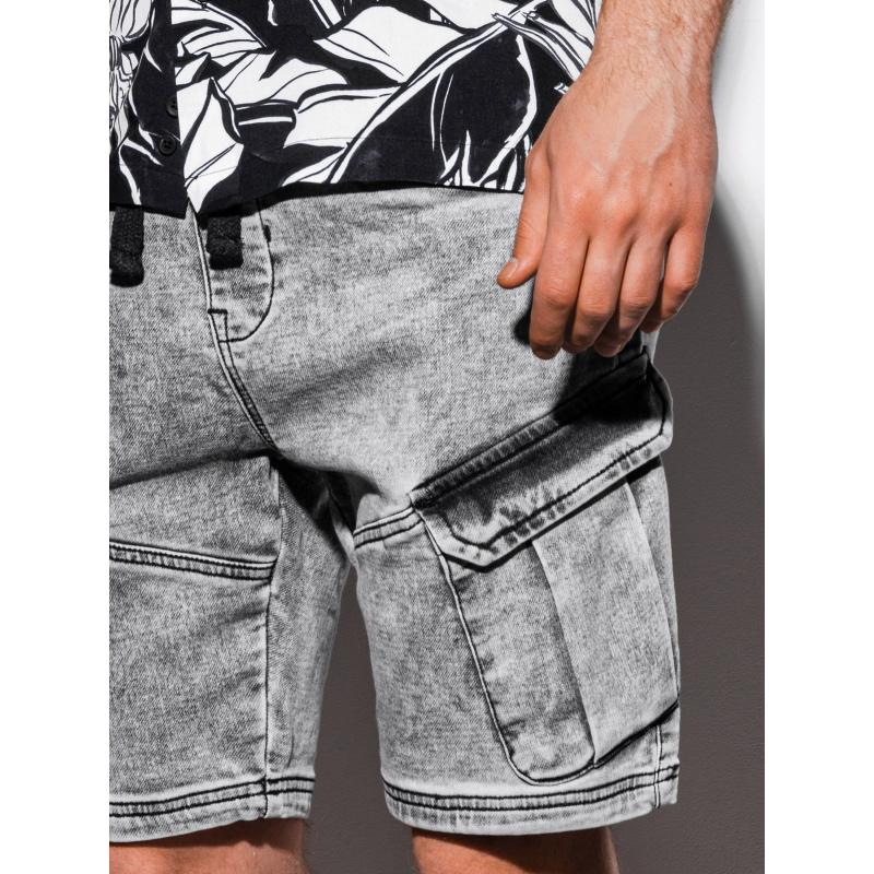 Pánske šortky džínsové ALONZO šedé