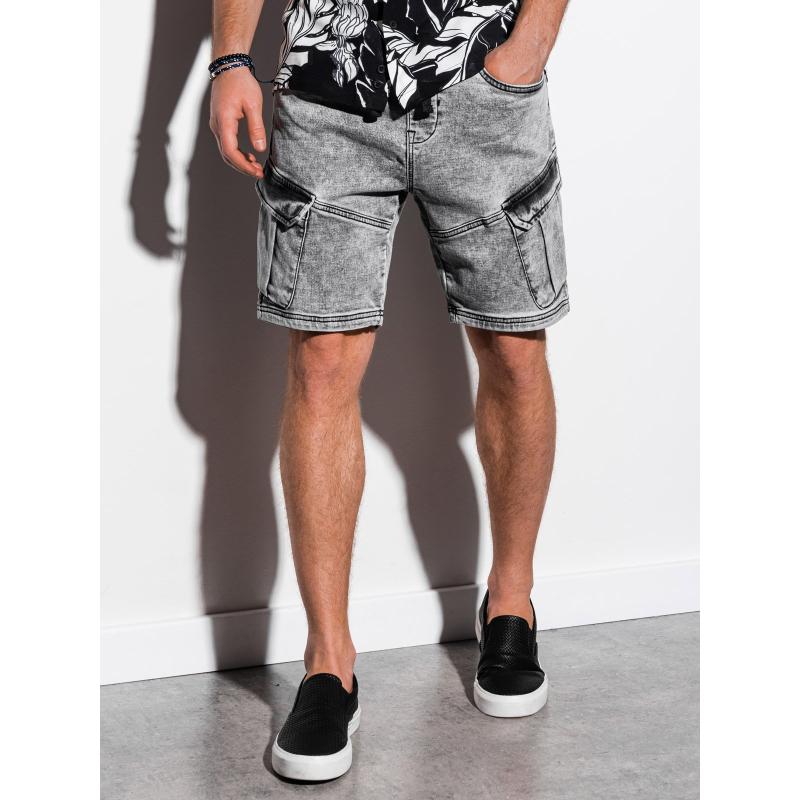 Pánske šortky džínsové ALONZO šedé