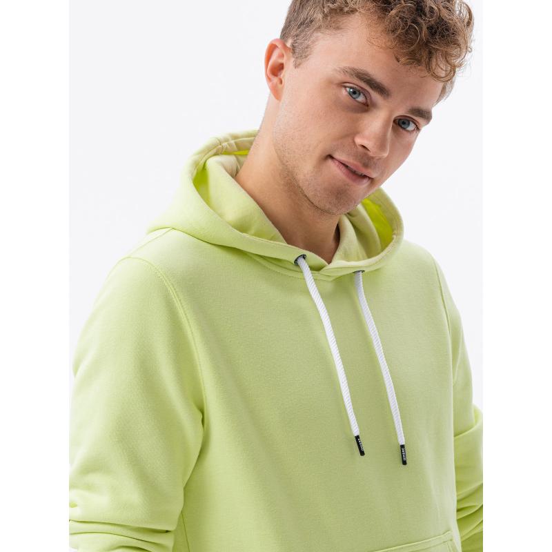 Férfi kapucnis pulóver NASH lime