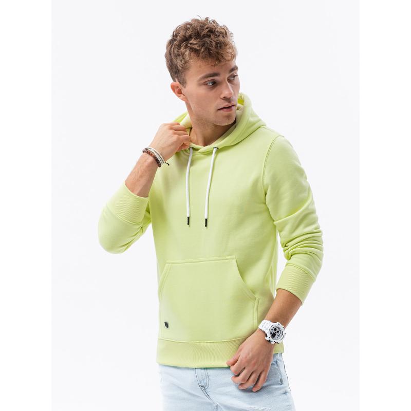 Férfi kapucnis pulóver NASH lime