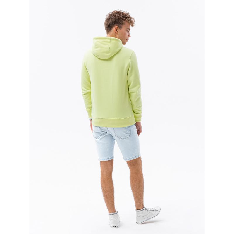 Férfi kapucnis pulóver NASH lime