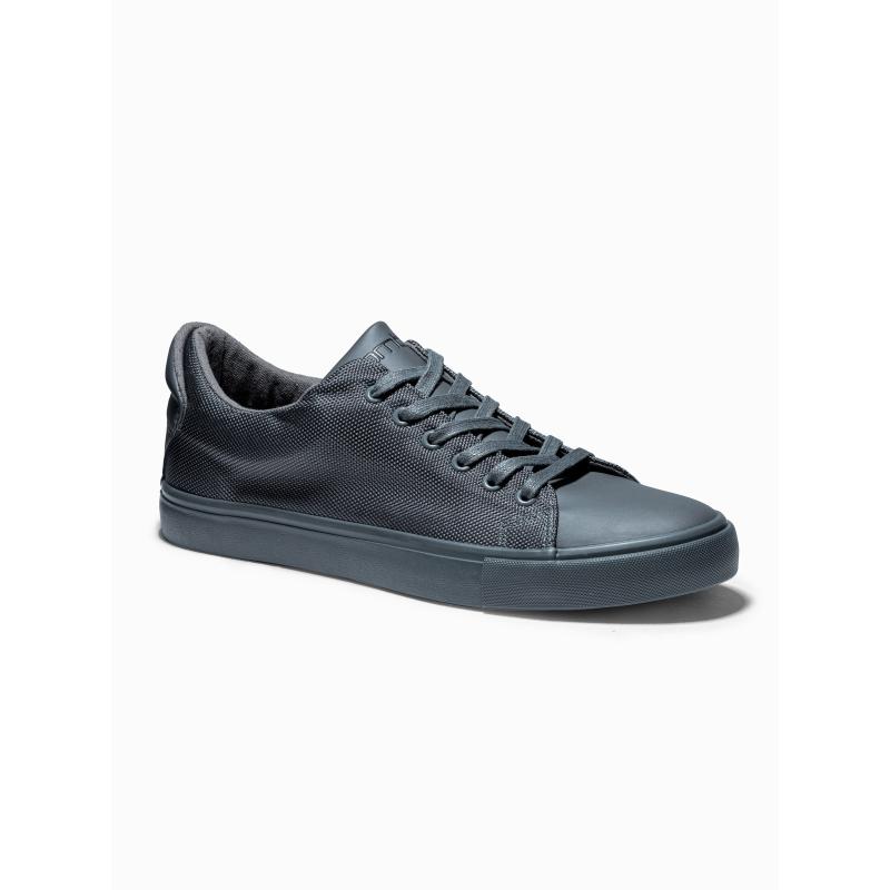 Férfi szabadidőcipők kombinált anyagokból – szürke V5 OM-FOCS-0105