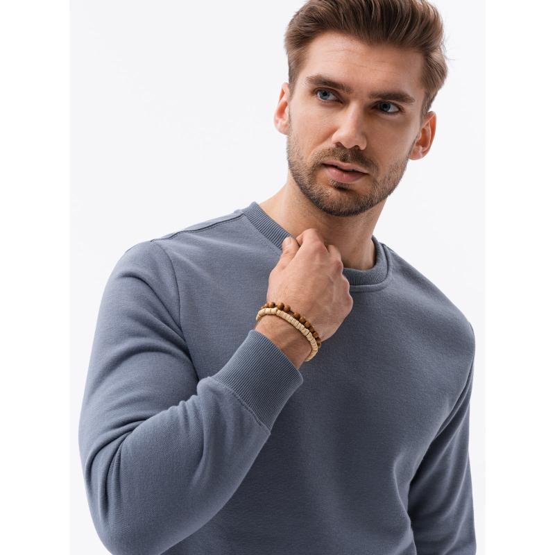 Pánská hladká mikina OWEN modrá