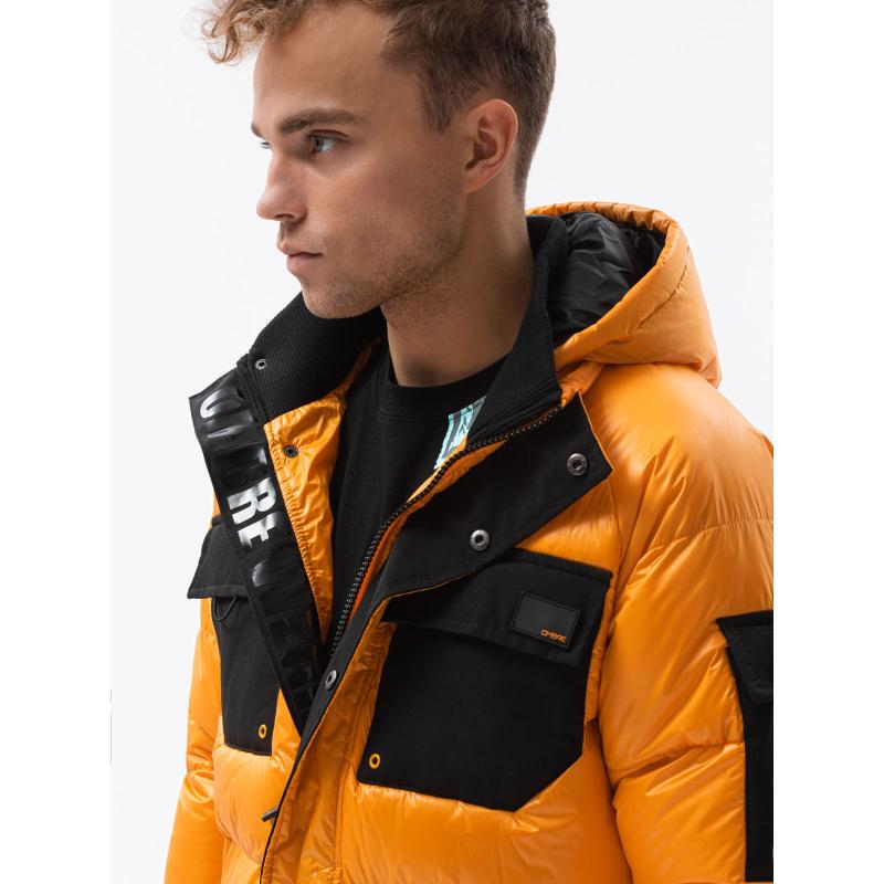 Pánska bunda zimná HASSAN žltá