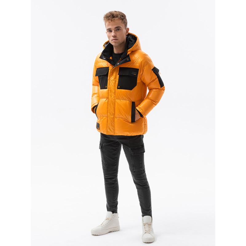 Pánska bunda zimná HASSAN žltá