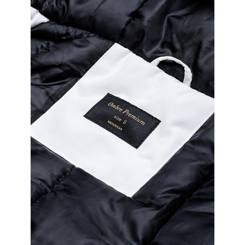 Pánská prošívaná zimní bunda KONNOR bílá