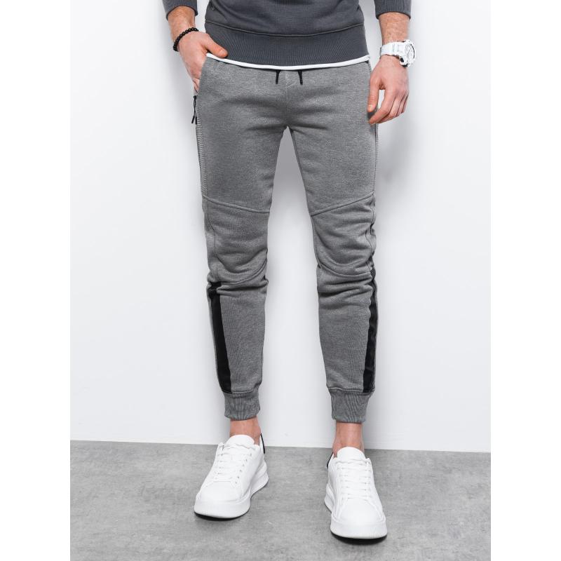 Pánské tepláky NORRIS šedý melír